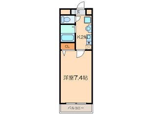 サンパティ－ク松原の物件間取画像